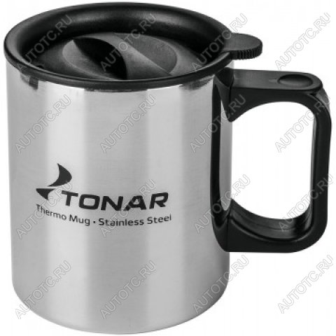 669 р. Термокружка ТОНАР 450ML с пластиковой крышкой ТОНАР t.tk-047-450  с доставкой в г. Майкоп
