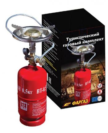 4 009 р. Туристический газовый комплект (Баллон 1,2 л + газовая горелка) Grotkuv (РП) GZWM lpg-set1  с доставкой в г. Майкоп. Увеличить фотографию 1