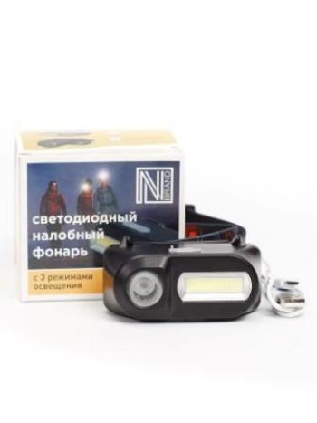 599 р. Фонарь налобный аккумуляторный NNBrand матричный светодиод ДВ-NNBrand nnbl-1804  с доставкой в г. Майкоп. Увеличить фотографию 3