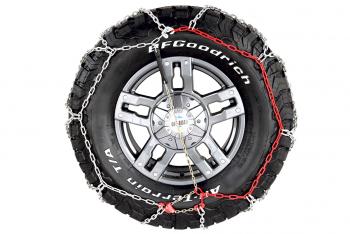 10 049 р. Цепи противоскольжения РИФ 4х4 "соты" 16 мм, 25570R18, 25575R17, 26575R16, 26555R19, 26565R18, 26570R17, 27560R18, 27570R16, 32x11,5R15 (к-т 2 шт.) РИФ rif18-0-0000267  с доставкой в г. Майкоп. Увеличить фотографию 1