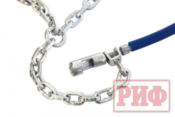 10 049 р. Цепи противоскольжения РИФ 4х4 "соты" 16 мм, 25570R18, 25575R17, 26575R16, 26555R19, 26565R18, 26570R17, 27560R18, 27570R16, 32x11,5R15 (к-т 2 шт.) РИФ rif18-0-0000267  с доставкой в г. Майкоп. Увеличить фотографию 11