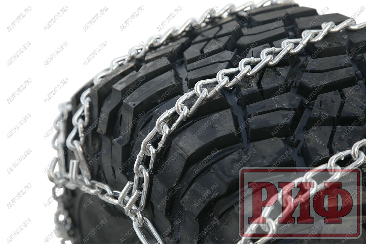 14 729 р. Цепи противоскольжения РИФ Грузовик "лесенка" 25 мм, 11.00R22,5, 29575R22,5 (к-т 2 шт.) РИФ rif18-0-0002247  с доставкой в г. Майкоп