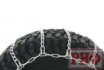 9 559 р. Цепи противоскольжения РИФ Грузовик "лесенка" 25 мм, 24570R19,5 (к-т 2 шт.) РИФ rif18-0-0002228  с доставкой в г. Майкоп. Увеличить фотографию 3
