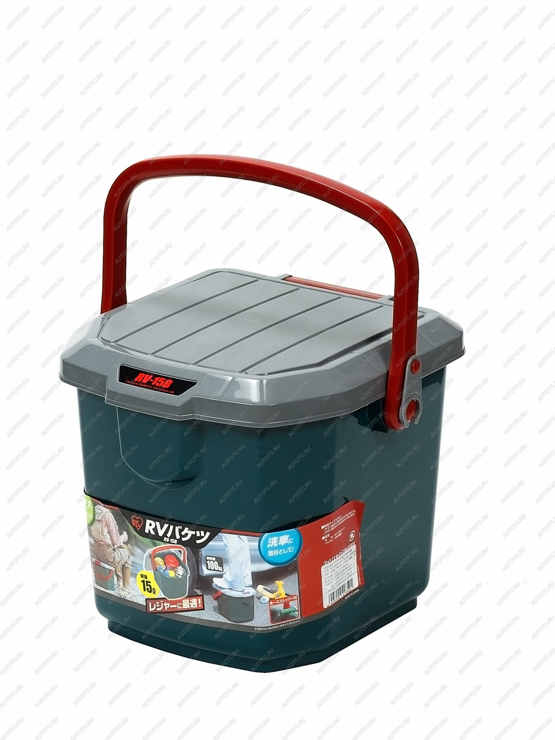 2 239 р. Ящик экспедиционный IRIS RV BOX Bucket 15B, 15 литров 34x32x28 см. IRIS OHYAMA bucket-15b  с доставкой в г. Майкоп