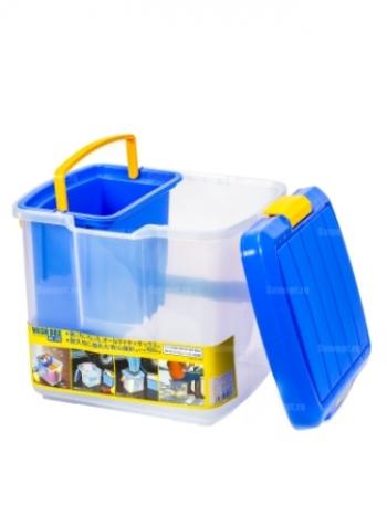 4 219 р. Ящик экспедиционный IRIS RV BOX WASH BOX 25C, 25 литров 41x31x32,5 см. Синий IRIS OHYAMA wb-25cblue  с доставкой в г. Майкоп. Увеличить фотографию 2