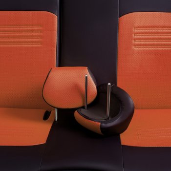 5 999 р. Комплект чехлов для сидений (РЗСиС 50/50, 2П Илана+Орегон) ТУРИН Lord Autofashion  Chery Tiggo T11 (2005-2013) дорестайлинг (черный, вставка коричневая, строчка коричневая)  с доставкой в г. Майкоп. Увеличить фотографию 4