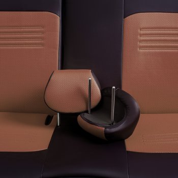 4 999 р. Комплект чехлов для сидений (РЗСиС 50/50, 2П Илана+Орегон) ТУРИН Lord Autofashion  Chery Tiggo T11 (2005-2013) дорестайлинг (черный, вставка темно-коричневый)  с доставкой в г. Майкоп. Увеличить фотографию 7