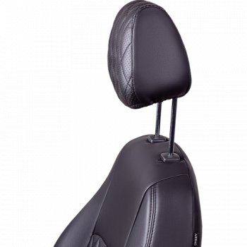 9 449 р. Комплект чехлов сидений (РЗС 60/40 3Г Илана+Орегон) Турин РОМБ Lord Autofashion  Chery Tiggo 4 (2017-2020) дорестайлинг (черный, вставка черная, строчка черная)  с доставкой в г. Майкоп. Увеличить фотографию 3