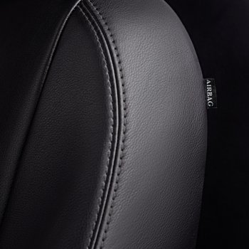 9 449 р. Комплект чехлов сидений (РЗС 60/40 3Г Илана+Орегон) Турин РОМБ Lord Autofashion  Chery Tiggo 4 (2017-2020) дорестайлинг (черный, вставка черная, строчка черная)  с доставкой в г. Майкоп. Увеличить фотографию 4