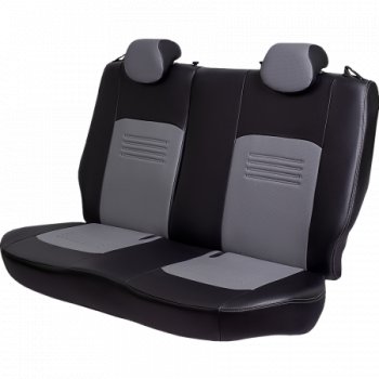9 449 р. Комплект чехлов для сидений (РЗС 60/40, 3Г Илана+Орегон) ТУРИН Lord Autofashion  Chery Tiggo 4 (2017-2020) дорестайлинг (черный, вставка серая, строчка серая)  с доставкой в г. Майкоп. Увеличить фотографию 8