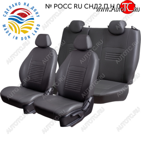 5 999 р. Комплект чехлов сидений Lord Auto(Экокожа)  Chevrolet Aveo ( T200,  T250) (2002-2011) хэтчбек 5 дв, седан, седан рестайлинг, хэтчбек 5 дв рестайлинг (Серый)  с доставкой в г. Майкоп