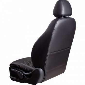 9 449 р.  Комплект чехлов сидений (Экокожа ИЛАНА+ОРЕГОН)  Chevrolet Aveo T200 седан (2003-2008) (Черный+бежевый)  с доставкой в г. Майкоп. Увеличить фотографию 5