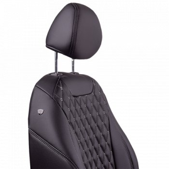 10 299 р. Комплект чехлов для сидений (РЗСиС 60/40 Орегон) БАЙРОН Lord Autofashion  Chevrolet Niva  2123 (2002-2020) дорестайлинг, рестайлинг (черный, вставка черная, строчка темно-серая)  с доставкой в г. Майкоп. Увеличить фотографию 3
