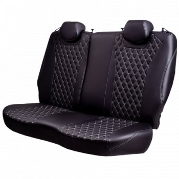 10 299 р. Комплект чехлов для сидений (РЗСиС 60/40 Орегон) БАЙРОН Lord Autofashion  Chevrolet Niva  2123 (2002-2020) дорестайлинг, рестайлинг (черный, вставка черная, строчка темно-серая)  с доставкой в г. Майкоп. Увеличить фотографию 5