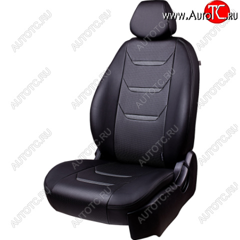 7 999 р. Комплект чехлов для сидений (РЗСиС 60/40 Орегон) ТУРИН-2 Lord Autofashion  Chevrolet Niva  2123 (2002-2020) дорестайлинг, рестайлинг (черный, вставка черная+серая, строчка серая)  с доставкой в г. Майкоп