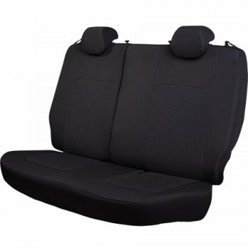 5 799 р. Комплект чехлов для сидений (РЗС 40/60 2Г жаккард) Турин Lord Autofashion KIA Cerato 2 TD седан (2008-2013) (черный, вставка серая Спинг-88, строчка черная)  с доставкой в г. Майкоп. Увеличить фотографию 4