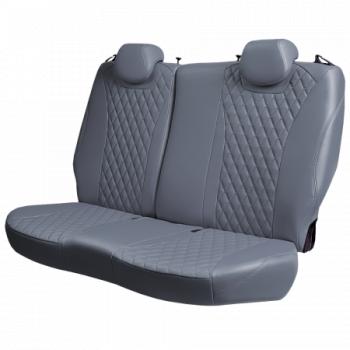 12 749 р. Комплект чехлов для сидений (ЦЗС 2П Орегон) БАЙРОН ст БАЙРОН Lord Autofashion  Лада 2108 - 2115 (серый, вставка серая, строчка темно-серая)  с доставкой в г. Майкоп. Увеличить фотографию 6