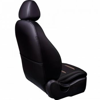 6 999 р. Комплект чехлов для сидений (РЗС 60/40+подлок. 3Г Орегон),ТУРИН-2 Lord Autofashion  Nissan Qashqai  1 (2007-2013) дорестайлинг, J10 рестайлинг (черный, вставка черная+темно-коричневая, строчка темно-коричневая)  с доставкой в г. Майкоп. Увеличить фотографию 2