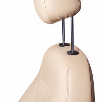 7 999 р. Комплект чехлов для сидений (РЗС 60/40+подлок. 3Г Орегон) ТУРИН-2 Lord Autofashion  Nissan Qashqai  2 (2013-2022) J11 дорестайлинг, J11 рестайлинг (бежевый, вставка бежевая, строчка бежевая)  с доставкой в г. Майкоп. Увеличить фотографию 3