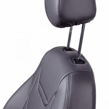 6 999 р. Комплект чехлов для сидений (РЗС 60/40+подлок. 3Г Орегон) ТУРИН-2 Lord Autofashion  Nissan Qashqai  2 (2013-2022) J11 дорестайлинг, J11 рестайлинг (серый, вставка серая, строчка серая)  с доставкой в г. Майкоп. Увеличить фотографию 8