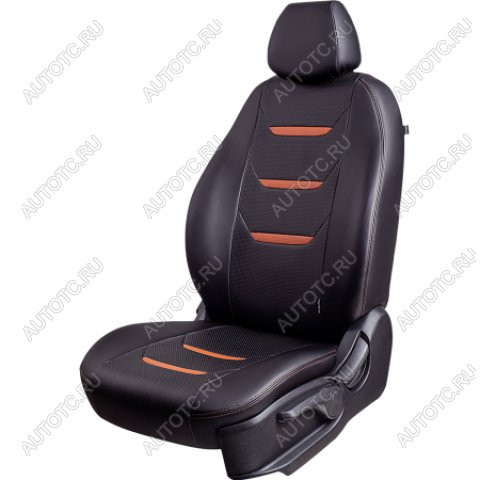 7 999 р. Комплект чехлов для сидений (РЗС 60/40+подлок. 3Г Орегон) ТУРИН-2 Lord Autofashion  Nissan Qashqai  2 (2013-2022) J11 дорестайлинг, J11 рестайлинг (черный, вставка черная+коричневая, строчка коричневая)  с доставкой в г. Майкоп
