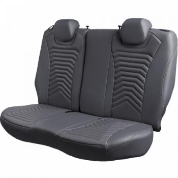 18 699 р. Комплект чехлов для сидений (РЗС Орегон) БАЙРОН ст ПРЕЗИДЕНТ Lord Autofashion  Nissan Terrano  D10 (2013-2016), Renault Duster  HS (2010-2015) (серый, вставка серая+темно-серая, строчка темно-серая)  с доставкой в г. Майкоп. Увеличить фотографию 3