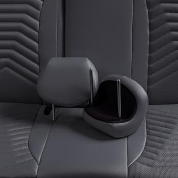 18 699 р. Комплект чехлов для сидений (РЗС Орегон) БАЙРОН ст ПРЕЗИДЕНТ Lord Autofashion  Nissan Terrano  D10 (2013-2016), Renault Duster  HS (2010-2015) (серый, вставка серая+темно-серая, строчка темно-серая)  с доставкой в г. Майкоп. Увеличить фотографию 4