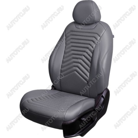 18 699 р. Комплект чехлов для сидений (РЗС Орегон) БАЙРОН ст ПРЕЗИДЕНТ Lord Autofashion  Nissan Terrano  D10 (2013-2016), Renault Duster  HS (2010-2015) (серый, вставка серая+темно-серая, строчка темно-серая)  с доставкой в г. Майкоп