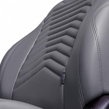 18 699 р. Комплект чехлов для сидений (РЗС Орегон) БАЙРОН ст ПРЕЗИДЕНТ Lord Autofashion  Nissan Terrano  D10 (2013-2016), Renault Duster  HS (2010-2015) (серый, вставка серая+темно-серая, строчка темно-серая)  с доставкой в г. Майкоп. Увеличить фотографию 6