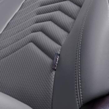18 699 р. Комплект чехлов для сидений (РЗС Орегон) БАЙРОН ст ПРЕЗИДЕНТ Lord Autofashion  Nissan Terrano  D10 (2013-2016), Renault Duster  HS (2010-2015) (серый, вставка серая+темно-серая, строчка темно-серая)  с доставкой в г. Майкоп. Увеличить фотографию 7