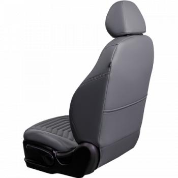 18 699 р. Комплект чехлов для сидений (РЗС Орегон) БАЙРОН ст ПРЕЗИДЕНТ Lord Autofashion  Nissan Terrano  D10 (2013-2016), Renault Duster  HS (2010-2015) (серый, вставка серая+темно-серая, строчка темно-серая)  с доставкой в г. Майкоп. Увеличить фотографию 2