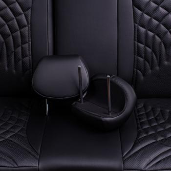 16 799 р. Комплект чехлов для сидений (к.Drive РЗС 60/40 3Г Орегон) БАЙРОН ст ЖУК Lord Autofashion  Renault Duster  HM (2021-2024) рестайлинг (черный, вставка черная, строчка темно-серая)  с доставкой в г. Майкоп. Увеличить фотографию 10