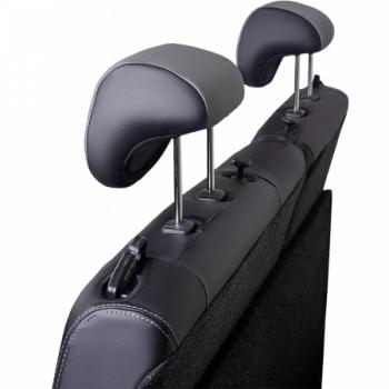 4 999 р. Комплект чехлов для сидений (РЗС 60/40 3Г Илана+Орегон) ТУРИН СТ Lord Autofashion  Suzuki Vitara  LY (2015-2025) дорестайлинг, рестайлинг (черный, вставка серая, строчка серая)  с доставкой в г. Майкоп. Увеличить фотографию 6