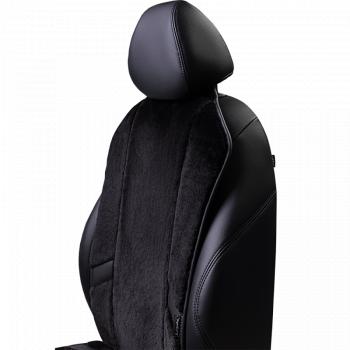 16 777 215 р. Накидка на сиденье (1 место Р. 77 натур. мех) Меховая Lord Autofashion   (шоколад 12 мм, строчка черная)  с доставкой в г. Майкоп. Увеличить фотографию 8