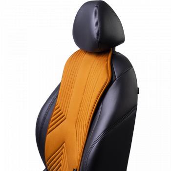 2 599 р. Накидка на сиденье (1 место Афины) ЛЮКС ст ВАН ВЭЙ Lord Autofashion   (бронза, строчка светло-коричневая)  с доставкой в г. Майкоп. Увеличить фотографию 4