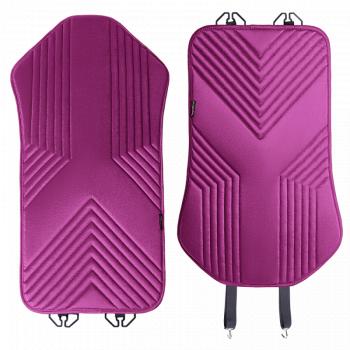 2 599 р. Накидка на сиденье (1 место Афины) ЛЮКС ст ВАН ВЭЙ Lord Autofashion   (фуксия, строчка темно-лиловая)  с доставкой в г. Майкоп. Увеличить фотографию 3