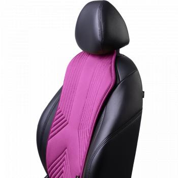 2 599 р. Накидка на сиденье (1 место Афины) ЛЮКС ст ВАН ВЭЙ Lord Autofashion   (фуксия, строчка темно-лиловая)  с доставкой в г. Майкоп. Увеличить фотографию 2