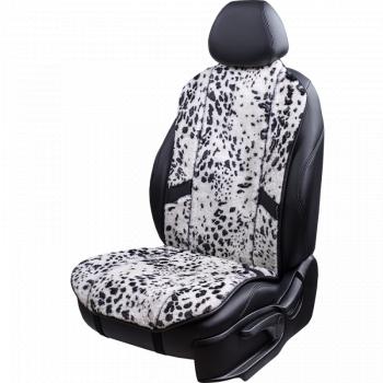 16 777 215 р. Накидка на сиденье (1 место Р 1 Мутон/ Орегон) МУТОН Lord Autofashion   (Лео редкий на белом, вставка чёрная, строчка чёрная)  с доставкой в г. Майкоп. Увеличить фотографию 2