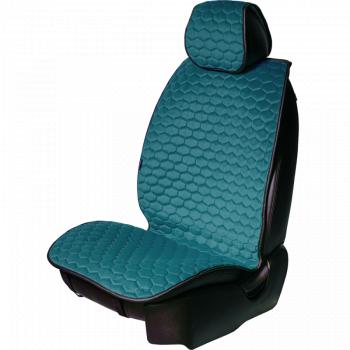 6 749 р. Накидка на сиденье (5 мест Афины) ТЕЙЛОР ст СОТА Lord Autofashion   (бирюзовый, строчка бежевая)  с доставкой в г. Майкоп. Увеличить фотографию 2