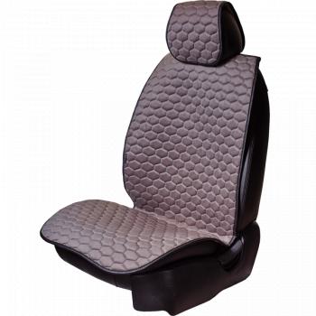 6 749 р. Накидка на сиденье (5 мест Афины) ТЕЙЛОР ст СОТА Lord Autofashion   (графит, строчка серая)  с доставкой в г. Майкоп. Увеличить фотографию 4