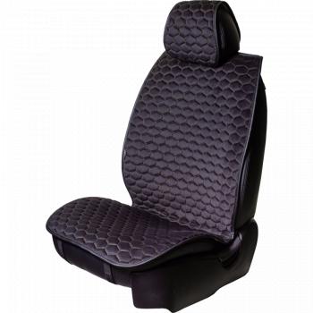 6 749 р. Накидка на сиденье (5 мест Афины) ТЕЙЛОР ст СОТА Lord Autofashion   (черный, строчка бежевая)  с доставкой в г. Майкоп. Увеличить фотографию 4