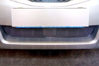 4 099 р. Защитная сетка в бампер (низ, ячейка 4х10 мм) Стрелка11 Премиум Subaru Legacy BM/B14 дорестайлинг седан (2009-2013) (Чёрная)  с доставкой в г. Майкоп. Увеличить фотографию 3