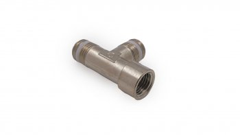 549 р. Фитинг тройник с фторопластовым кольцом Camozzi S2050 18-18 Camozzi s2050 18-18  с доставкой в г. Майкоп. Увеличить фотографию 2