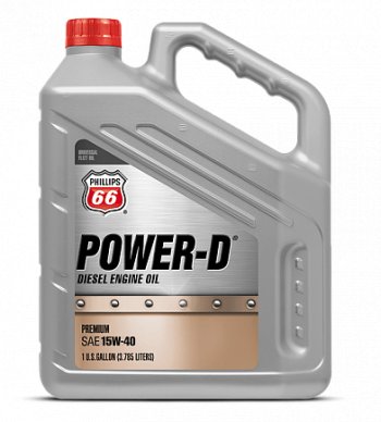 3 899 р. Масло Phillips 66 POWER-D DIESEL EO Motor Oil (CI4 +) 15W40 3.785 L CUMMINS 13812  с доставкой в г. Майкоп. Увеличить фотографию 2