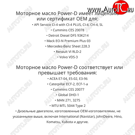 3 899 р. Масло Phillips 66 POWER-D DIESEL EO Motor Oil (CI4 +) 15W40 3.785 L CUMMINS 13812  с доставкой в г. Майкоп