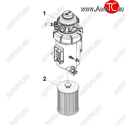 11 999 р. Фильтр топливный сепаратор ISF 2.8 5297619 FH21086  FH21082  FH21076  FH21077  CUMMINS 0386  с доставкой в г. Майкоп