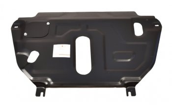 3 499 р. Защита картера двигателя и КПП (V-2,0; 2,4, установка на пыльник) ALFECO Geely Emgrand X7 1-ый рестайлинг (2015-2018) (Сталь 2 мм)  с доставкой в г. Майкоп. Увеличить фотографию 2