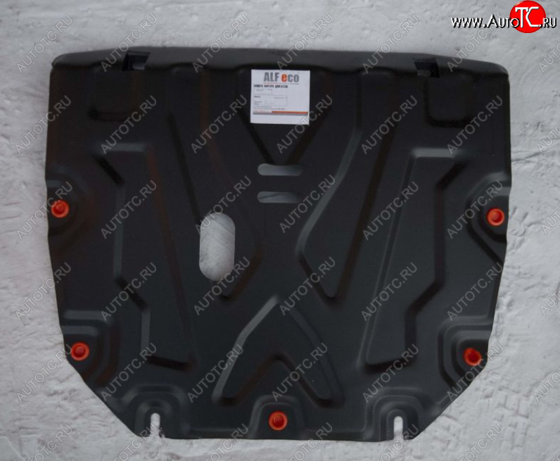 3 999 р. Защита картера двигателя и КПП (V-2,4) ALFECO Honda CR-V RM1,RM3,RM4 рестайлинг (2014-2018) (Сталь 2 мм)  с доставкой в г. Майкоп