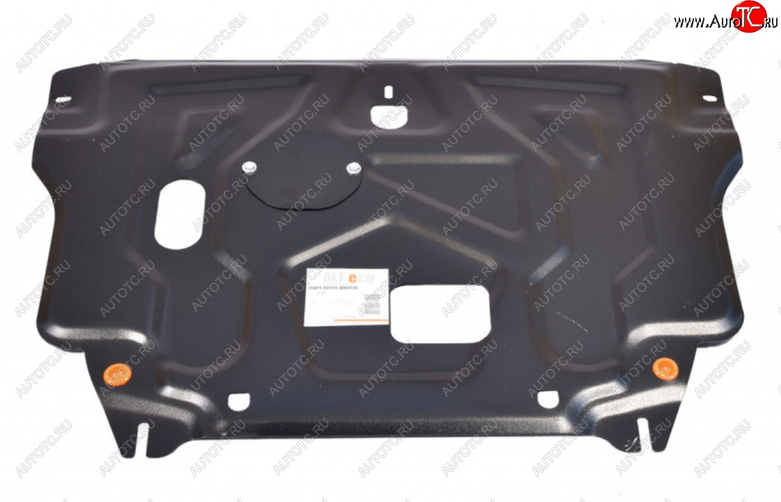4 199 р. Защита картера двигателя и КПП (установка на штатные точки) Alfeco Hyundai Creta GS дорестайлинг (2015-2019) (Сталь 2 мм)  с доставкой в г. Майкоп