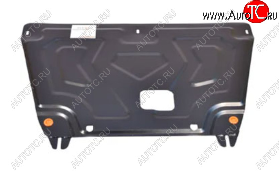 3 079 р. Защита картера двигателя и КПП (установка на штатные точки) Alfeco Hyundai Creta GS дорестайлинг (2015-2019) (Сталь 2 мм)  с доставкой в г. Майкоп